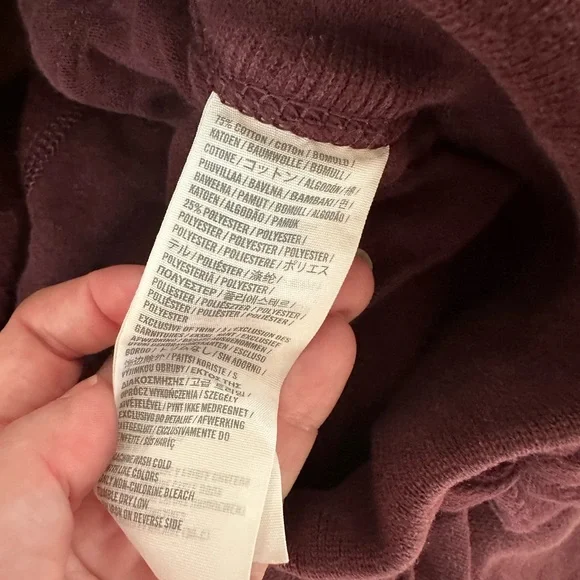 Abercrombie & Fitch Burgundy Sweatpants - Picture 4 of 4